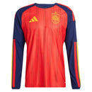 Spain Home 25/26 Long Sleeve Men's Player Version