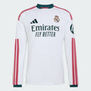 Real Madrid Home 26/27 Long Sleeve Shirt Men's Fan Version