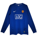 Manchester United Away 2007/08 Long Sleeve Shirt Men's Fan Version Retro