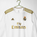 Real Madrid Home 2019/20 Long Sleeve Shirt Men's Fan Version Retro