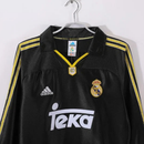 Real Madrid Away 1999/01 Long Sleeve Shirt Men's Fan Version Retro