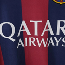 Barcelona Home 2014/15 Long Sleeve Shirt Men's Fan Version Retro