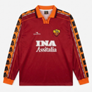 AS Roma Home 1998/99 Long Sleeve Shirt Men's Fan Version Retro