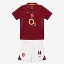 Arsenal Home 2005/06 Kids' Kit Shirt & Shorts Retro