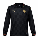 Portugal Black Pantsher 25/26 Long Sleeve Shirt Men's Fan Version