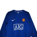 Manchester United Away 2007/08 Long Sleeve Shirt Men's Fan Version Retro