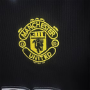 Manchester United Away 1998/99 Kids' Kit Shirt & Shorts Black Retro