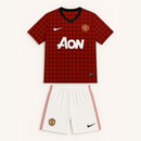 Manchester United Home 2012/13 Kids' Kit Shirt & Shorts Retro