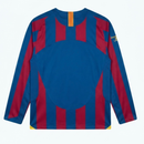 Barcelona Home 2005/06 Long Sleeve Shirt Men's Fan Version Retro