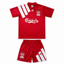 Liverpool Home 1992/93 Kids' Kit Shirt & Shorts Retro