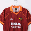 Roma Home 1999/00 Shirt Men's Fan Version Retro