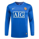 Manchester United Away 2007/08 Long Sleeve Shirt Men's Fan Version Retro