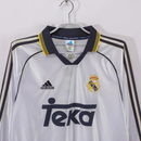 Real Madrid Home 1998/00 Long Sleeve Shirt Men's Fan Version Retro