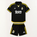 Real Madrid Away 1999/00 Kids' Kit Shirt & Shorts Retro