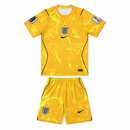 England GK 26/27 Kids' Kit Shirt & Shorts Yellow