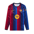 Barcelona Home 26/27 Long Sleeve Shirt Men's Fan Version