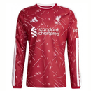 Liverpool Home 26/27 Long Sleeve Shirt Men's Fan Version