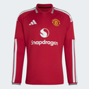 Manchester United Home 26/27 Long Sleeve Shirt Men's Fan Version