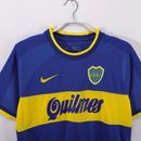 Boca Juniors Home 2000/01 Shirt Men's Fan Version Retro
