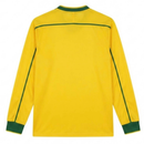 Brazil Home 1998 Long Sleeve Shirt Men's Fan Version Retro