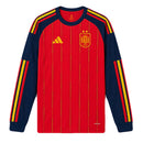 Spain Home 26/27 Long Sleeve Shirt Men's Fan Version