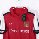 Arsenal Home 2001/02 Shirt Men's Fan Version Retro