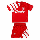 Liverpool Home 1991/92 Kids' Kit Shirt & Shorts Retro