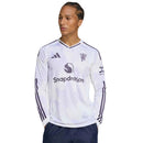 Manchester United Away 25/26 Long Sleeve Shirt Men's Fan Version