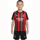 Conjunto infantil primera equipación AC Milan camiseta roja y negra con pantalón negro temporada 2025 2026 calidad 1.1 oficial, AC Milan infantil 2025, Conjunto niño Milan rojo negro, Ropa AC Milan niños entrenamiento, Equipación Milan junior 25/26, Calidad 1.1 infantil, Tienda Hincha Futbolero, Regalo niño Milan fútbol, Camiseta rossonera niño, AC Milan Kids Home Kit.