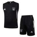 Alemania 2025, Conjunto Alemania 25/26, Entrenamiento Alemania sin mangas, Ropa Alemania negra, Kit entrenamiento DFB, Camiseta regata Alemania, Calidad 1.1 Alemania, Nueva colección 2025, Regalo fútbol hombre, Tienda Hincha Futbolero.