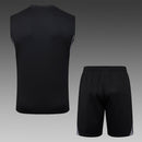 Alemania 2025, Conjunto Alemania 25/26, Entrenamiento Alemania sin mangas, Ropa Alemania negra, Kit entrenamiento DFB, Camiseta regata Alemania, Calidad 1.1 Alemania, Nueva colección 2025, Regalo fútbol hombre, Tienda Hincha Futbolero.