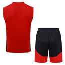 Alemania 2026, Conjunto Alemania 26/27, Entrenamiento Alemania sin mangas, Ropa Alemania roja y negra, Kit entrenamiento DFB, Camiseta entrenamiento Mannschaft, Calidad 1.1 Alemania, Nueva colección 2026, Regalo fútbol hombre, Tienda Hincha Futbolero.