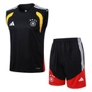 Alemania 2026, Conjunto Alemania 26/27, Entrenamiento Alemania sin mangas, Ropa Alemania negro, Kit entrenamiento DFB, Camiseta entrenamiento Alemania, Calidad 1.1 Alemania, Nueva colección 2026, Regalo fútbol hombre, Tienda Hincha Futbolero.