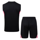 Arsenal 2025, Conjunto Arsenal 25/26, Entrenamiento Arsenal sin mangas, Ropa Arsenal negro y rosa, Kit entrenamiento Gunners, Camiseta regata Arsenal, Calidad 1.1 Arsenal, Nueva colección 2025, Regalo fútbol hombre, Tienda Hincha Futbolero.