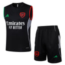 Conjunto entrenamiento hombre Arsenal FC sin mangas camiseta y pantalón corto negro temporada 2025 2026 calidad 1.1 oficial Arsenal 2025 sin mangas, Musculosa Arsenal negra, Conjunto Arsenal 25/26, Ropa deportiva Arsenal, Calidad 1.1 Gunners, Tienda Hincha Futbolero, Entrenamiento fútbol Londres, Kit entrenamiento negro, Regalo fútbol hombre Arsenal, Jersey Arsenal sleeveless.