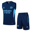 Conjunto entrenamiento hombre Arsenal FC sin mangas camiseta y pantalón corto azul marino temporada 2025 2026 calidad 1.1 oficial,Arsenal 2025 sin mangas, Musculosa Arsenal azul marino, Conjunto Arsenal 25/26, Ropa deportiva Arsenal, Calidad 1.1 Gunners, Tienda Hincha Futbolero, Entrenamiento fútbol Premier League, Kit entrenamiento azul, Regalo fútbol hombre Arsenal, Jersey Arsenal sleeveless.