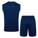 Conjunto entrenamiento hombre Arsenal FC sin mangas camiseta y pantalón corto azul marino temporada 2025 2026 calidad 1.1 oficial,Arsenal 2025 sin mangas, Musculosa Arsenal azul marino, Conjunto Arsenal 25/26, Ropa deportiva Arsenal, Calidad 1.1 Gunners, Tienda Hincha Futbolero, Entrenamiento fútbol Premier League, Kit entrenamiento azul, Regalo fútbol hombre Arsenal, Jersey Arsenal sleeveless.