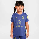 Conjunto infantil segunda equipación Atlético de Madrid camiseta y pantalón púrpura temporada 2025 2026 calidad 1.1 oficial, Atlético de Madrid infantil 2025, Conjunto niño Atleti púrpura, Ropa Atlético de Madrid niños, Equipación Atleti junior 25/26, Calidad 1.1 infantil, Tienda Hincha Futbolero, Regalo niño Atleti fútbol, Camiseta púrpura Atlético de Madrid niño, Atletico Kids Away Kit.