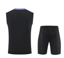 Conjunto hombre FC Barcelona entrenamiento sin mangas edición especial Kobe Bryant 2025 2026 camiseta tirantes negra detalles morados y pantalón corto oficial fútbol culé 25/26.