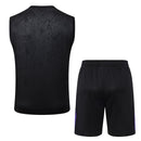 Conjunto hombre entrenamiento FC Barcelona x Kobe Bryant temporada 2025 2026 camiseta sin mangas negra pantalón corto púrpura técnica transpirable mamba edition oficial.