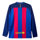 Camiseta retro hombre FC Barcelona primera equipación manga larga azul y grana temporada 2017 2018 calidad 1.1 oficial, Barcelona 2017, Camiseta Barça manga larga, Camiseta retro Barcelona, Camiseta Messi 2017 retro, Calidad 1.1 Blaugrana, Tienda Hincha Futbolero, Camp Nou, Bloke Core retro, Camiseta Barcelona barata, Regalo fútbol vintage España.