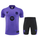 Conjunto hombre Barcelona x Kobe Bryant temporada 2025 2026 oficial púrpura y negro edición especial camiseta técnica transpirable mamba pro.