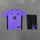 Conjunto hombre Barcelona x Kobe Bryant temporada 2025 2026 oficial púrpura y negro edición especial camiseta técnica transpirable mamba pro.