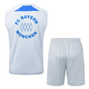 Bayern Munich 2025, Conjunto Bayern 25/26, Entrenamiento Bayern sin mangas, Ropa Bayern gris, Kit entrenamiento Bundesliga, Camiseta regata Bayern, Calidad 1.1 Bayern, Nueva colección 2025, Regalo fútbol hombre, Tienda Hincha Futbolero.