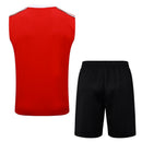 Conjunto entrenamiento hombre Bayern Múnich temporada 2025 2026 camiseta sin mangas roja y pantalón corto negro calidad 1.1 oficial, Bayern Múnich 2025, Conjunto entrenamiento Bayern, Bayern Múnich rojo negro, Ropa entrenamiento barata, Calidad 1.1 Bayern, Bayern Training 25/26, Kit sin mangas Bayern, Tienda Hincha Futbolero, Mia San Mia.
