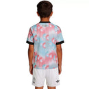 Conjunto fútbol infantil Selección Bélgica temporada 2026 2027 oficial segunda equipación camiseta y pantalón corto niños técnica transpirable mundial.