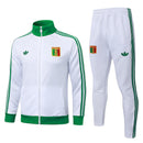 Nuevo Chándal oficial Senegal 26/27 – Chaqueta y pantalón blanco oficial, Senegal, Leones de Teranga, 26/27, Chándal, Conjunto de entrenamiento, Blanco, Ropa deportiva, Fútbol Africano, Tienda Hincha Futbolero, Exclusivo