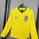 Brazil Home 26/27 Long Sleeve Shirt Men's Fan Version