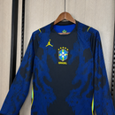 Brazil Away 26/27 Long Sleeve Shirt Men's Fan Version