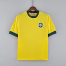 Camiseta hombre selección de Brasil mundial 1970 México primera equipación amarilla cuello redondo verde retro calidad 1.1 premium Pelé Tienda Hincha Futbolero. Brasil 1970, Camiseta Brasil retro Pelé, Ropa Brasil clásica, Camiseta México 70 Brasil, Calidad 1.1 Brasil, Jogo Bonito Gear, Tienda Hincha Futbolero, Brazil Retro Jersey 1970.